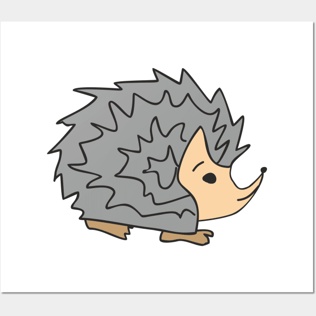 Cute hedgehog Wall Art by Alekvik